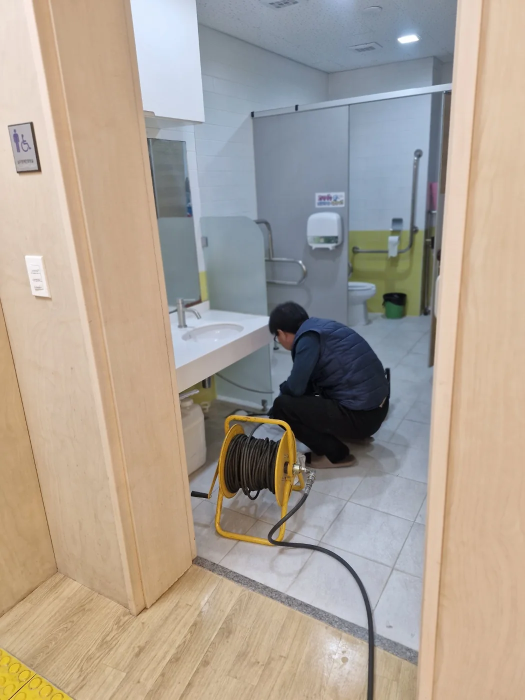 파주욕실누수 배수계통 점검 현장